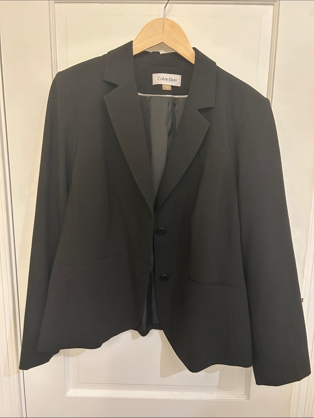 Calvin Klein Black Tailored Women's Blazer